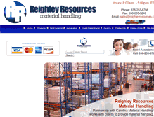 Tablet Screenshot of materialhandling-products.com